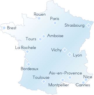 フランス地図