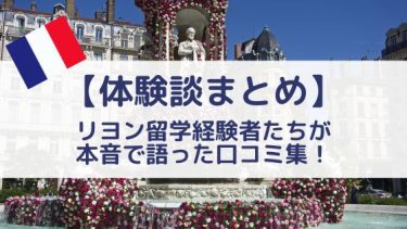 【体験談まとめ】リヨン留学はなぜおすすめ？語学・生活・費用…フランス留学経験者のリアルな口コミ集